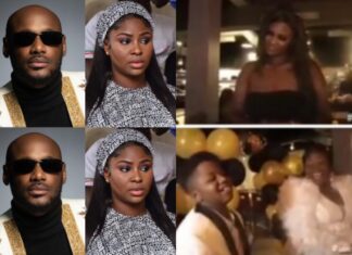 Video of 2Face’s alleged new lover, Natasha Osawaru, celebrating son trends