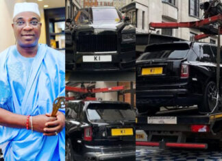 Reactions emerge as Kwam 1’s N2.7 billion Rolls Royce is reportedly towed for illegal parking in the UK
