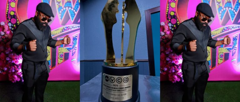 Gabriel Afolayan Celebrates Major Career Win After AMVCA Triumph – A Moment of Glory