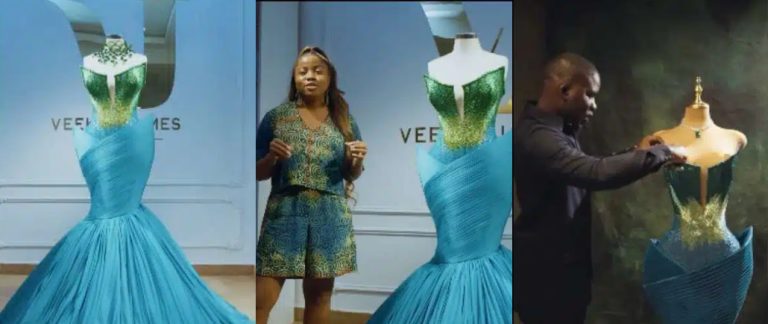 “Give Credit Where It’s Due!” – Veekee James Slams Senegalese Designer Over Alleged Dress Copying Scandal