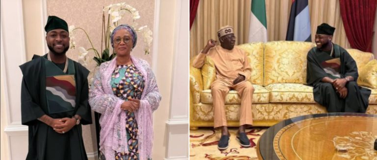 Davido Sparks Reactions Online After Visiting President Tinubu with His Father and Governor Uncle