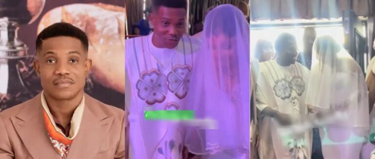 Pastor Jerry Eze Sparks Reactions as He Walks Choir Member Down the Aisle at Her Wedding