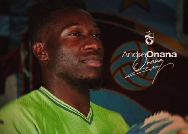 It’s official! André Onana unveiled as Trabzonspor’s new goalkeeper after Manchester United exit