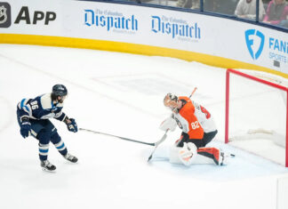 Columbus Blue Jackets skate story: Mateychuk, Wooden return vs. Flyers Columbus Blue Jackets skate story: Mateychuk, Wooden return vs. Flyers