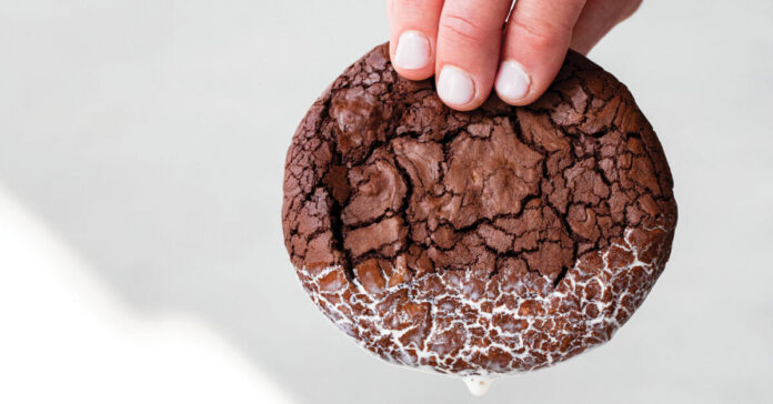Triple-Chocolate Flourless Cookies