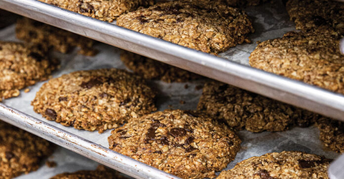 Vegan Oatmeal Raisin Cookies