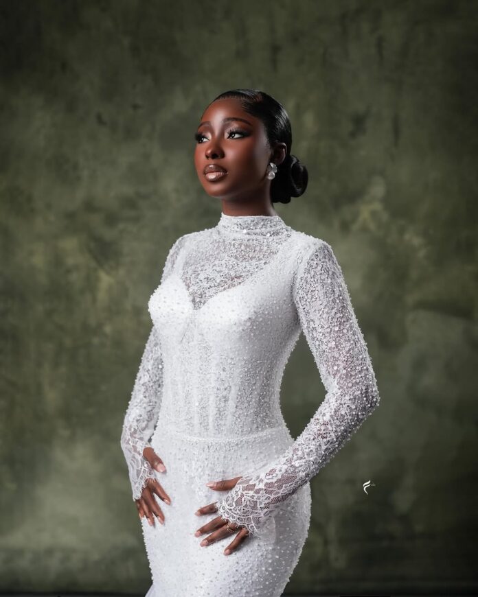 Step into And not using a raze in sight in This Ethereal White Wedding Behold