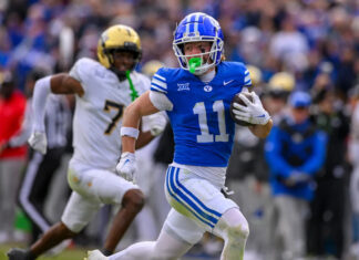 BYU says star wide receiver charged with felony rape is no longer a student there BYU says star wide receiver charged with felony rape is no longer a student there