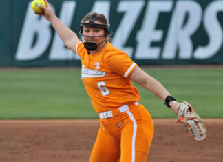 Myth Mardjetko pitches no-hitter for Tennessee softball Myth Mardjetko pitches no-hitter for Tennessee softball