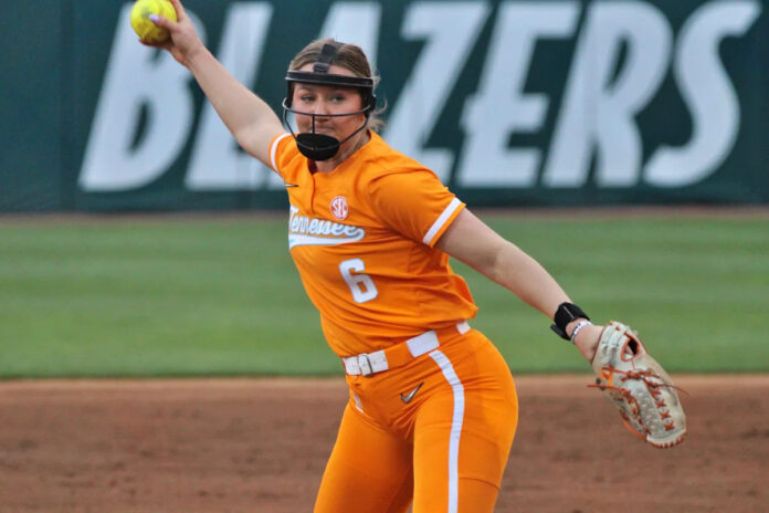 Myth Mardjetko pitches no-hitter for Tennessee softball