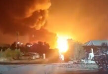 Video shows projectile exploding near Ali al-Salem Air Defective in Kuwait Video shows projectile exploding near Ali al-Salem Air Defective in Kuwait