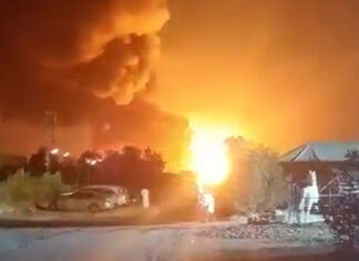 Video shows projectile exploding near Ali al-Salem Air Defective in Kuwait Video shows projectile exploding near Ali al-Salem Air Defective in Kuwait