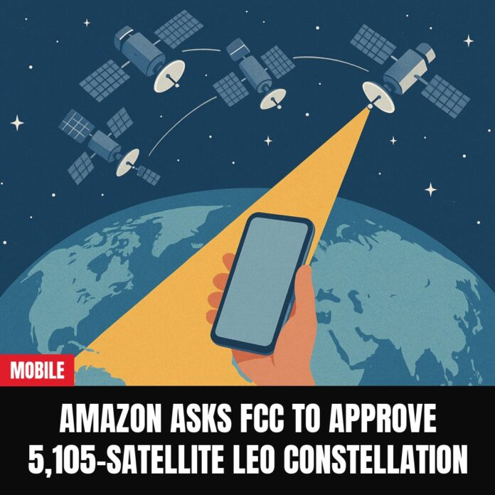 Amazon Asks FCC to Approve 5,105-Satellite Leo Constellation Amazon Asks FCC to Approve 5,105-Satellite Leo Constellation