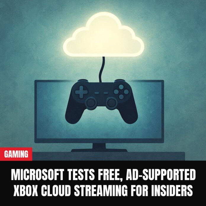 Microsoft Tests Free, Ad-Supported Xbox Cloud Streaming for Insiders Microsoft Tests Free, Ad-Supported Xbox Cloud Streaming for Insiders