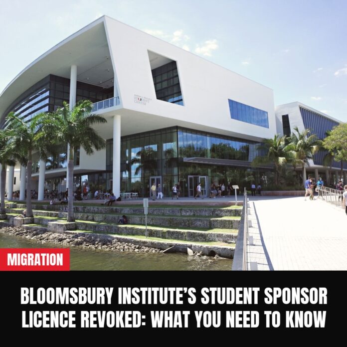 Bloomsbury Institute’s Student Sponsor Licence Revoked: What You Need to Know