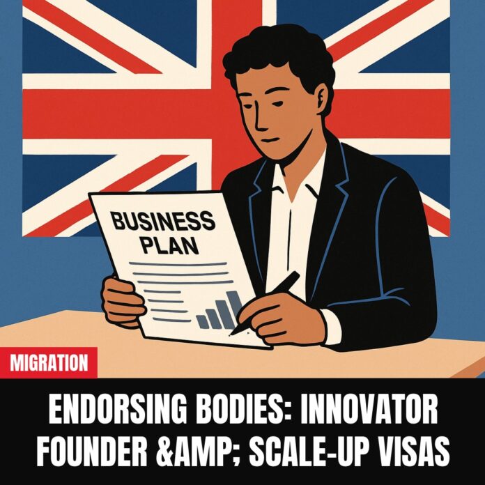Endorsing Bodies: Innovator Founder & Scale-up Visas