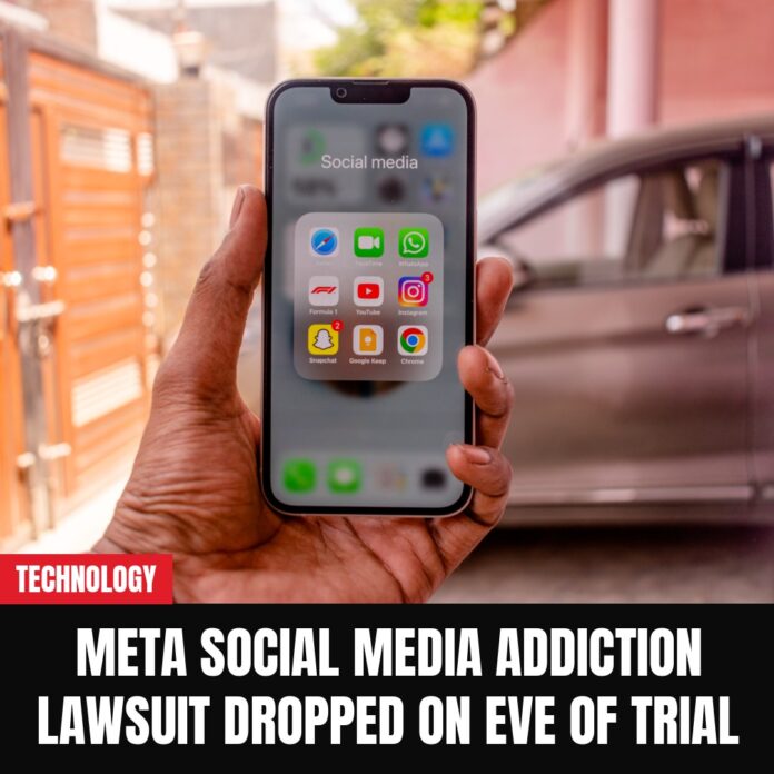 Meta social media addiction lawsuit dropped on eve of trial