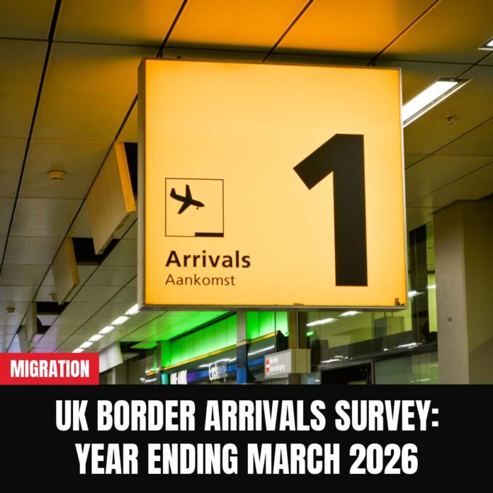 UK Border Arrivals Survey: Year Ending March 2026 UK Border Arrivals Survey: Year Ending March 2026
